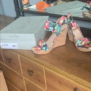 Jessica Simpson wedges